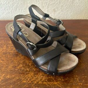 Dansko black sandals